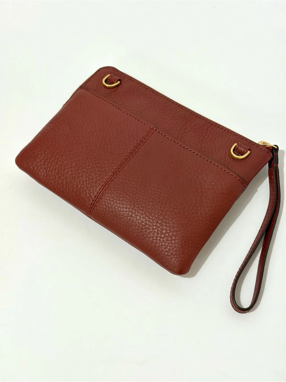 Hammitt Nash Small Crossbody In Pomodoro Red/Brushed Gold Hammered Rivets